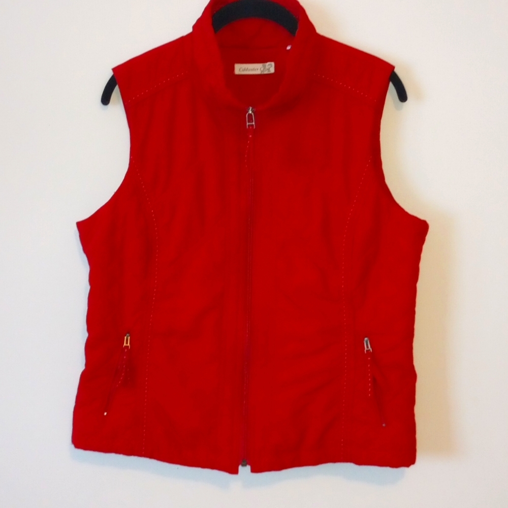 Coldwater Creek Quilted Vest-medium